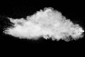 How long does silica dust stay in the air?